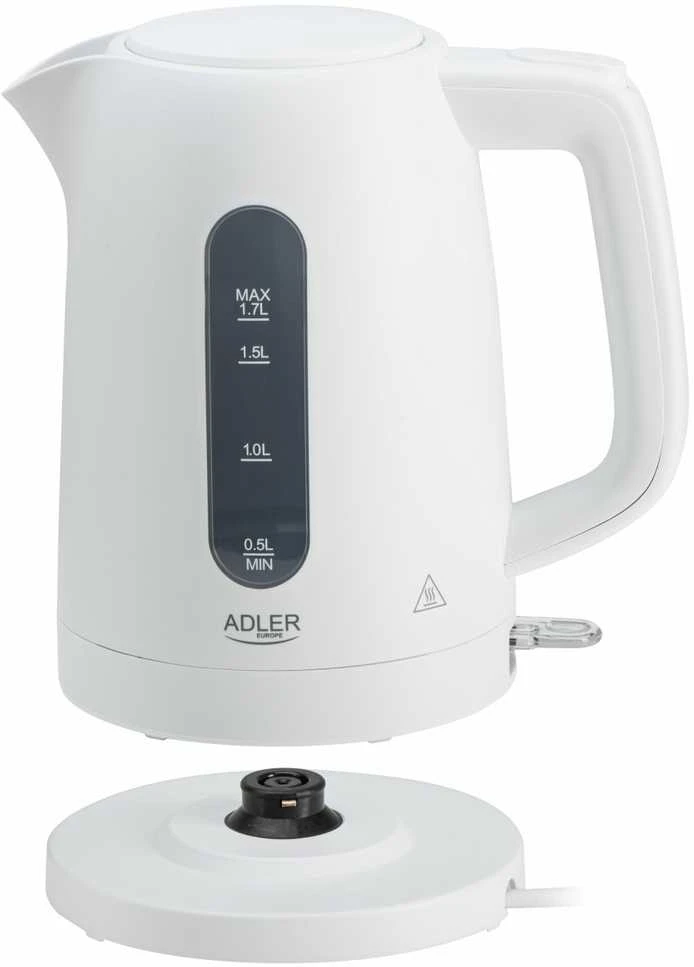 Adler Virdulys | AD 1379 W | Elektrinis | 2200 W | 1,7 L | Polipropilenas | 360° besisukantis pagrindas | Baltas