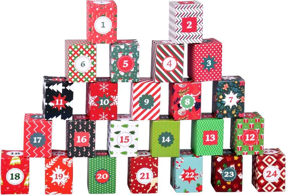Jokomisiada Advent Calendar Dėlionė - 24 Christmas puzzles in a VINTAGE style ZA5885