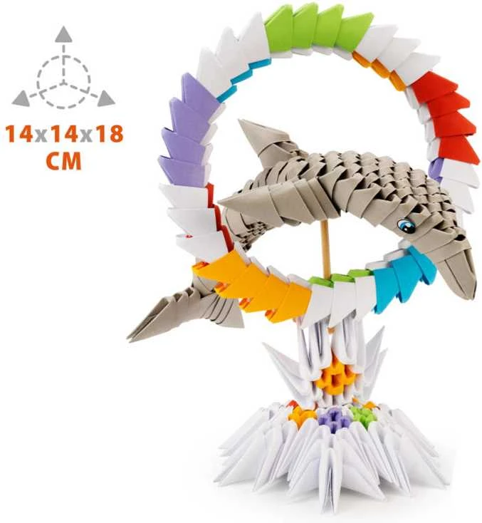 Dėlionė Alexander Aleksandro kūrybinis rinkinys „Origami 3d Dolphin