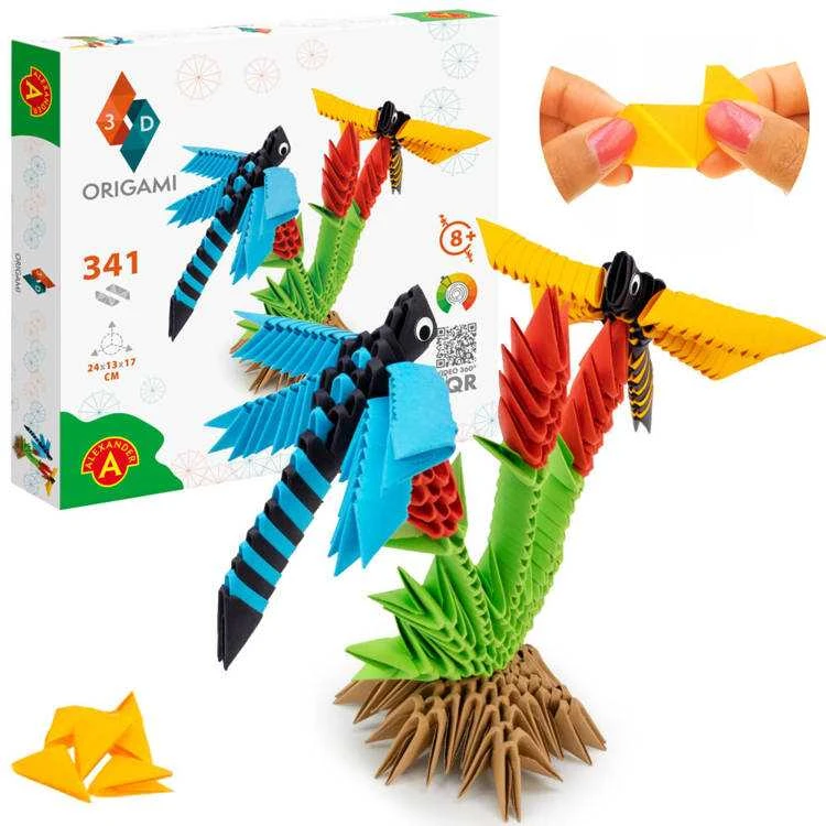 Dėlionė Alexander Origami 3D rankdarbis Laumžirgiai 2350