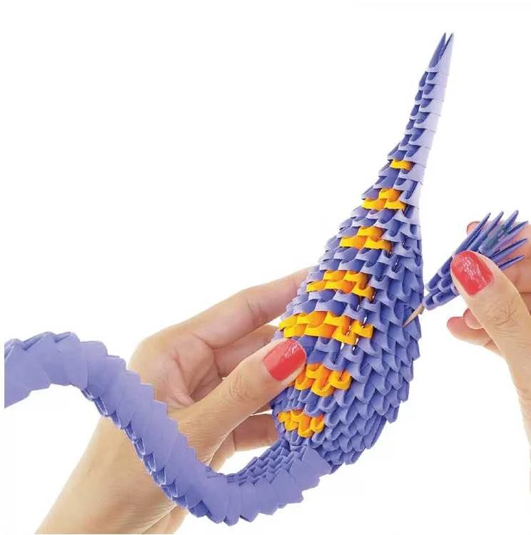 Dėlionė Alexander Origami 3D Plesiosaurus 312 popieriaus elementų rinkinys