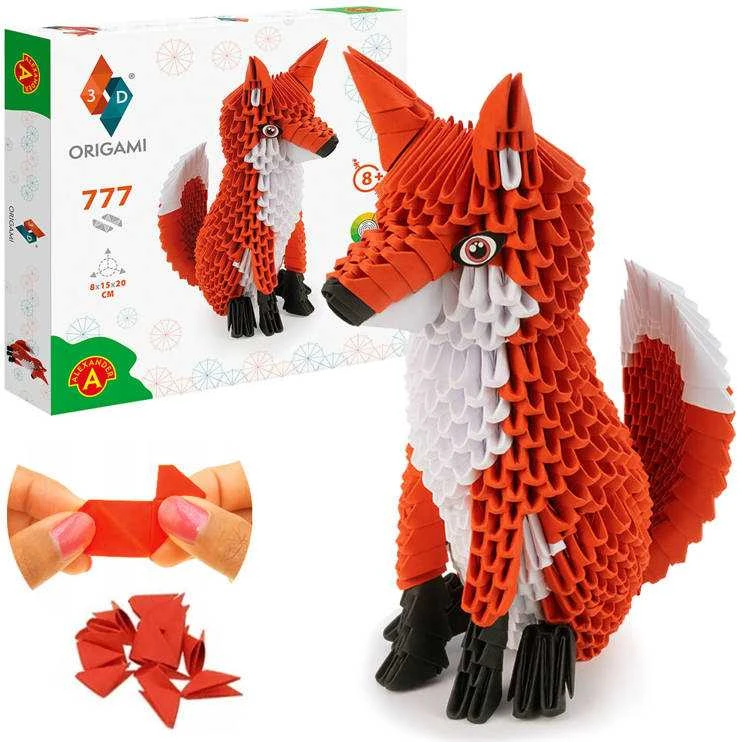 Dėlionė Alexander Aleksandro 3D Origami kūrybinis rinkinys FOX 2573