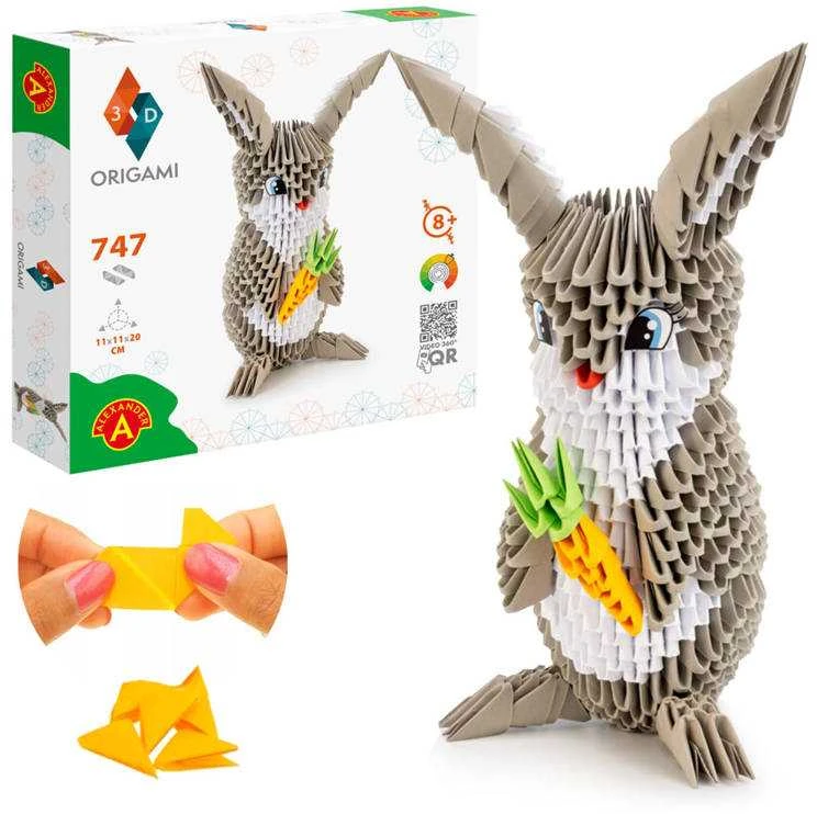 Dėlionė Alexander Aleksandro kūrybinis rinkinys „Origami 3D Rabbit