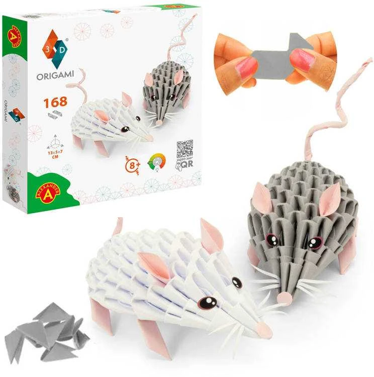 Alexander Aleksandras, origami 3d - pelės