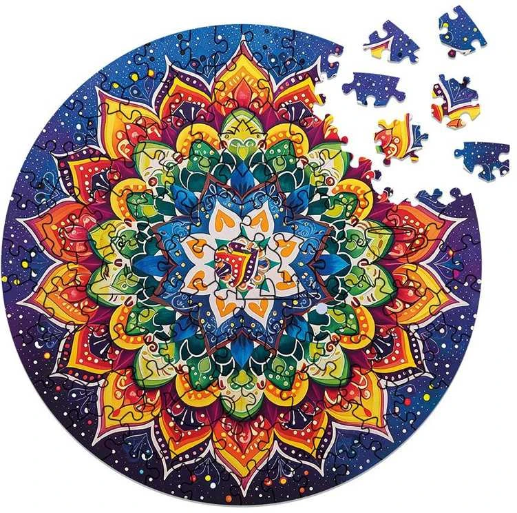 Alexander Aleksandro nakties mandala - medinė dėlionė, 100 detalių ZA6078