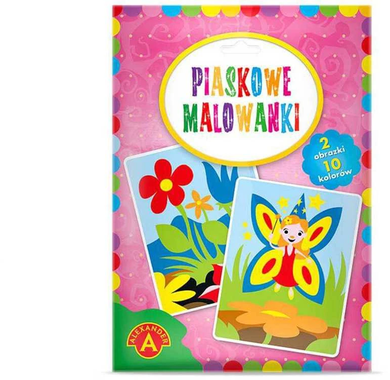 Alexander Aleksandro smėlio dažymo kūrybinis rinkinys 2 raštų pasakų gėlės ZA5535