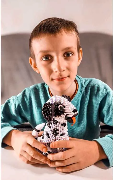 Alexander 3D origami kūrybinis rinkinys – dalmantinas ZA6076