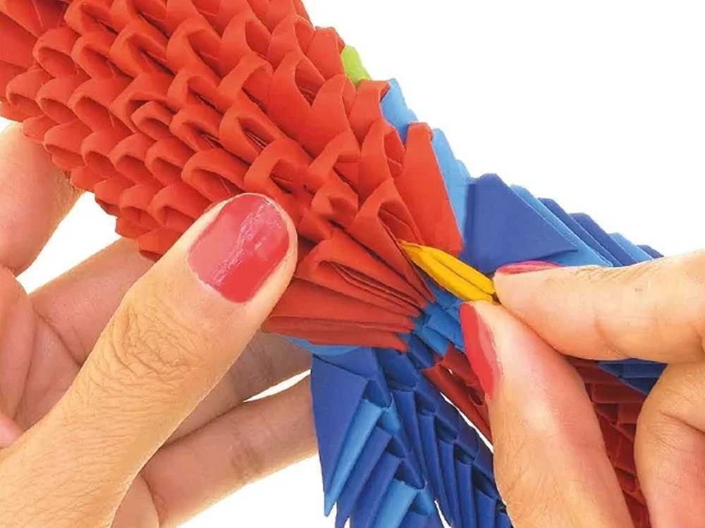 Alexander 3D origami kūrybinis rinkinys – Parrot ZA6074
