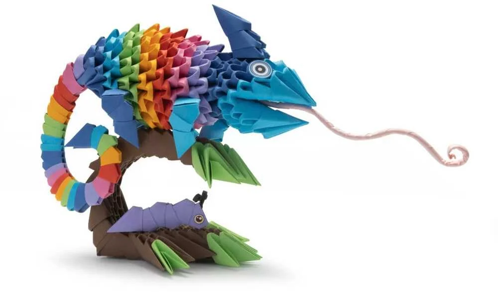 Alexander 3D origami kūrybinis rinkinys – Kameleon ZA6075