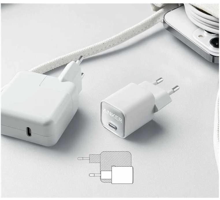 Anker 511 Nano 3 sieninis įkroviklis 30W 1C | A2147G21