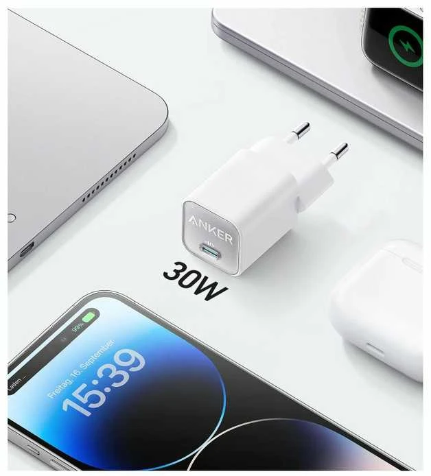 Anker 511 Nano 3 sieninis įkroviklis 30W 1C | A2147G21