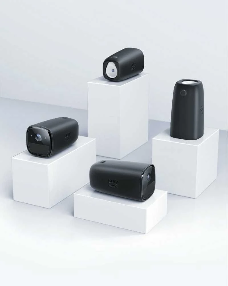 Anker Eufy | 2 Set Silicone Skins In Juodas | For EufyCam & EufyCam 2