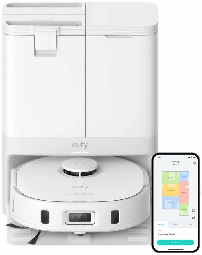 Anker Eufy X10 Pro Omni dulkių siurblys - robotas, Baltas