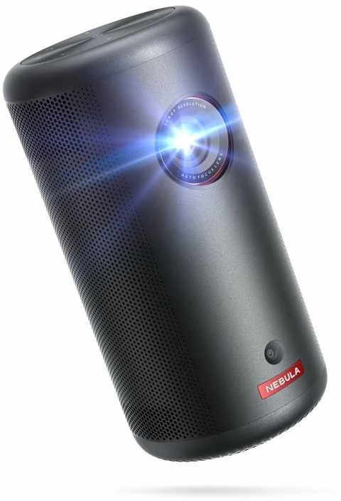 Nebula Capsule 3 1080p mini „Google TV“ projektorius, juodos spalvos