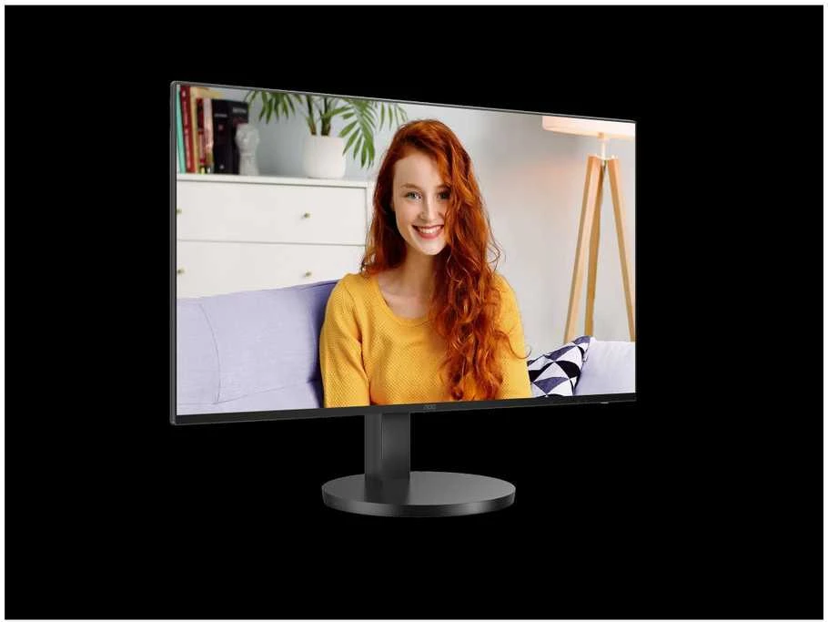Monitorius AOC 27B3CF2 27 colių 1920x1080 100Hz IPS Flat H/A 110mm 65W USB-C Dock AdaptiveSync USB HUB GARSIAKARIAI Žemas Mėlyna Light USBC HDMI 250cd/m2