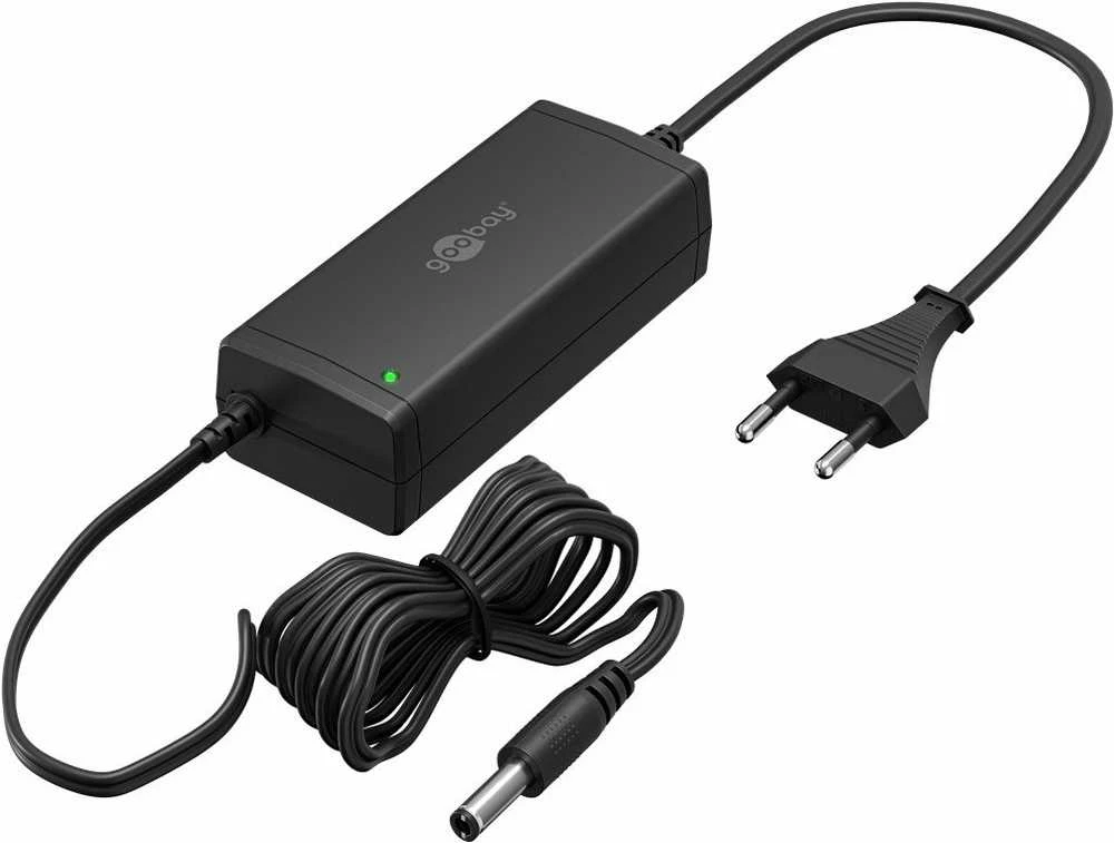 „Goobay“ 12 V maitinimo šaltinis (36 W / 3,0 A), Juodas | 64980