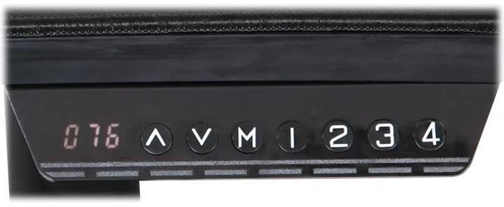 Žaidimų stalas Arozzi Arena Moto Gaming Desk, Motorizuotas, Reguliuojamo aukščio 720-1180mm, Juodas
