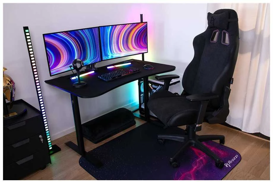 Kilimėlis Arozzi Gaming Desk | Arena Small | Pure Juodas
