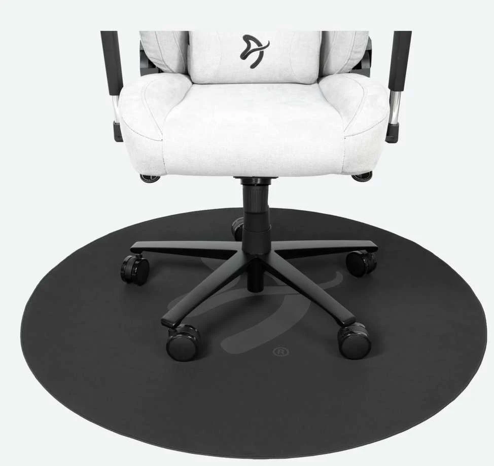 Žaidimų kėdės kilimėlis Arozzi Zona Floor Pad, Juodas su pilku logo