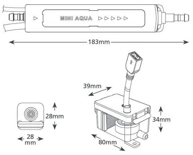 Aspen Pump Mini aqua