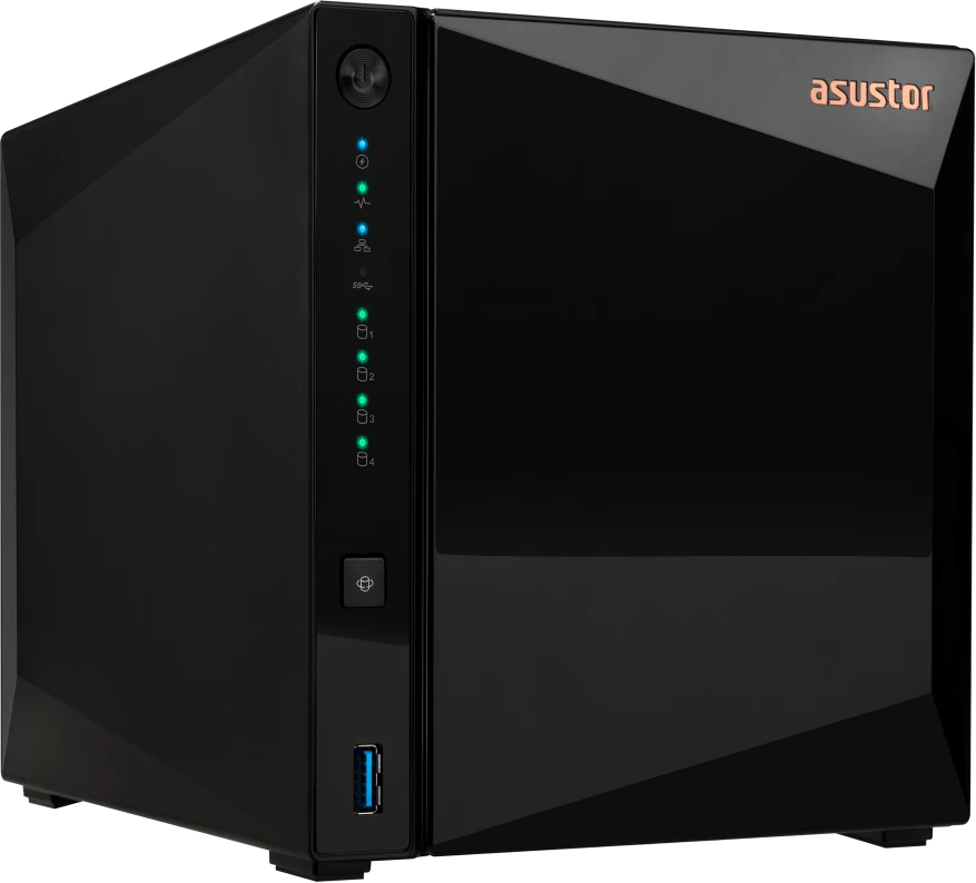 Serveris Asustor Asus Drivestor 4 Pro Gen2 | AS3304T V2 | Realtek | RTD1619B | Procesoriaus dažnis 1,7 GHz | 2 GB | DDR4 | Juodas