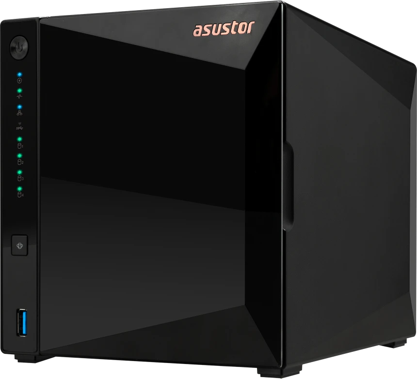 Serveris Asustor Asus Drivestor 4 Pro Gen2 | AS3304T V2 | Realtek | RTD1619B | Procesoriaus dažnis 1,7 GHz | 2 GB | DDR4 | Juodas