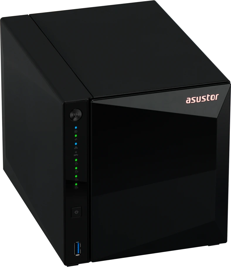 Serveris Asustor Asus Drivestor 4 Pro Gen2 | AS3304T V2 | Realtek | RTD1619B | Procesoriaus dažnis 1,7 GHz | 2 GB | DDR4 | Juodas
