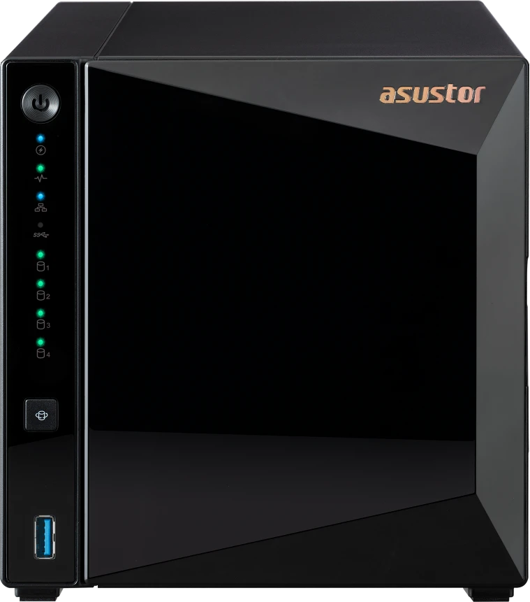 Serveris Asustor Asus Drivestor 4 Pro Gen2 | AS3304T V2 | Realtek | RTD1619B | Procesoriaus dažnis 1,7 GHz | 2 GB | DDR4 | Juodas