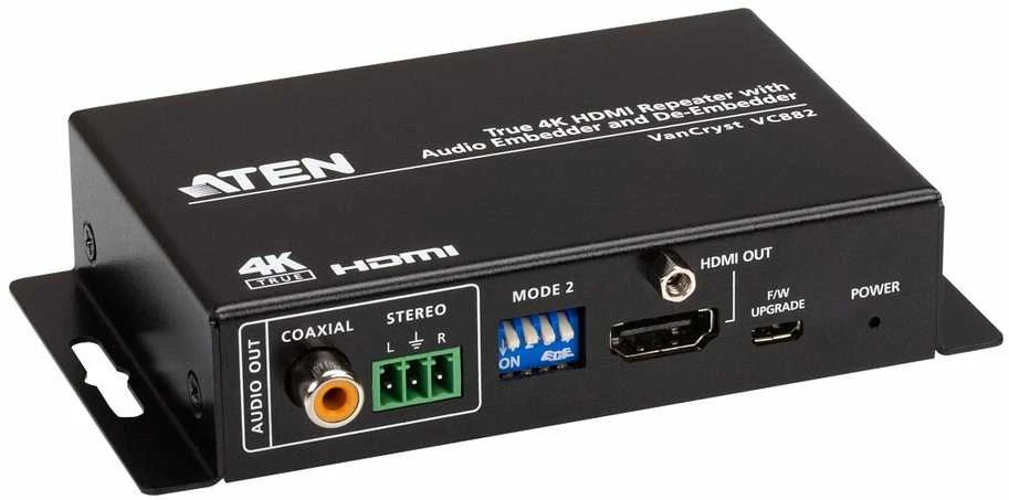 Aten | Tikras 4K HDMI kartotuvas su garso įterpimo ir išjungimo funkcija | VC882