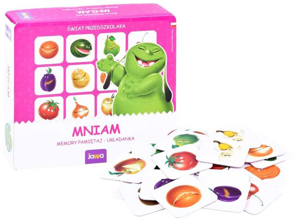 Atminties lavinimo žaidimas Mniam Mini Jawa