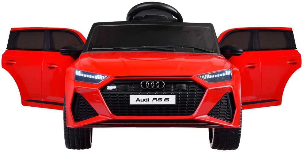 Akumuliatorinis sportinis automobilis vaikams Jokomisiada AUDI RS 6 PA0297 | spalva: raudona