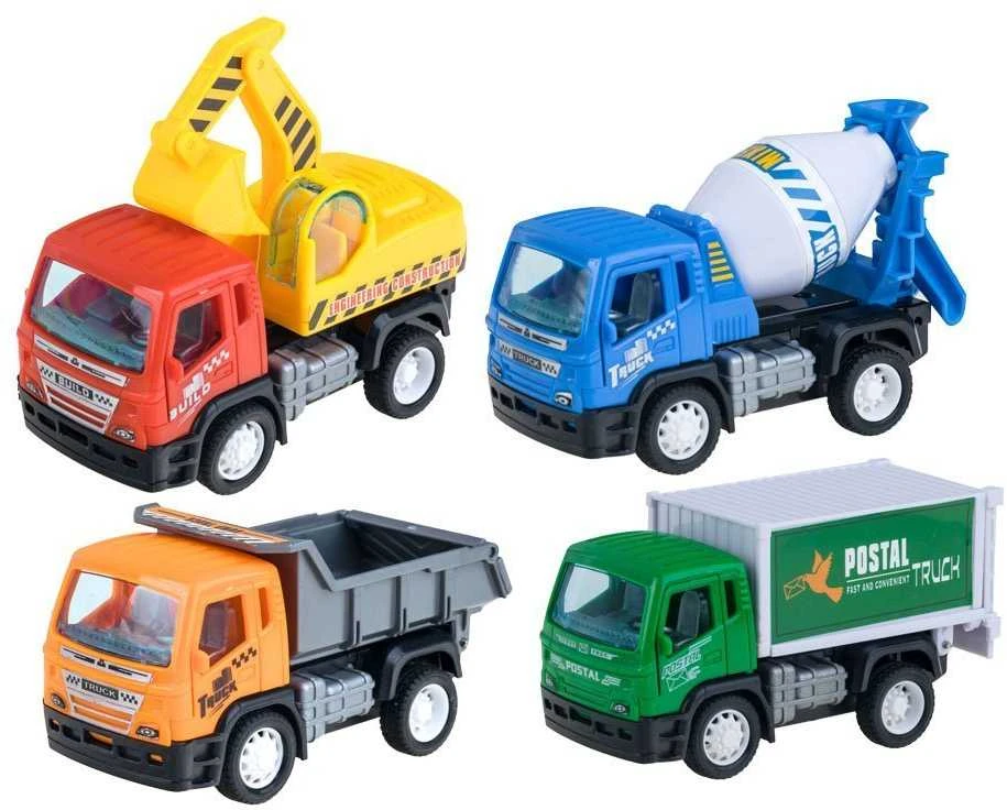 Jokomisiada Automatinių statybinių automobilių rinkinys Tipper Crane