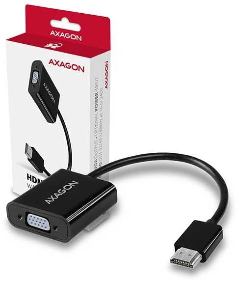 AXAGON RVH-VGAN, HDMI -> VGA mažinimas / adapteriai, FullHD, garso išvestis