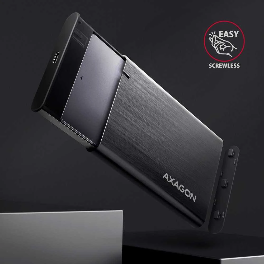 Kietasis diskas AXAGON EE25-A6C USB-C 3.2 – SATA 6G 2,5" išorinė dėžutė