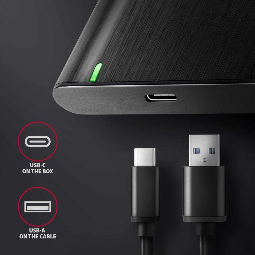 Kietasis diskas AXAGON EE25-A6C USB-C 3.2 – SATA 6G 2,5" išorinė dėžutė
