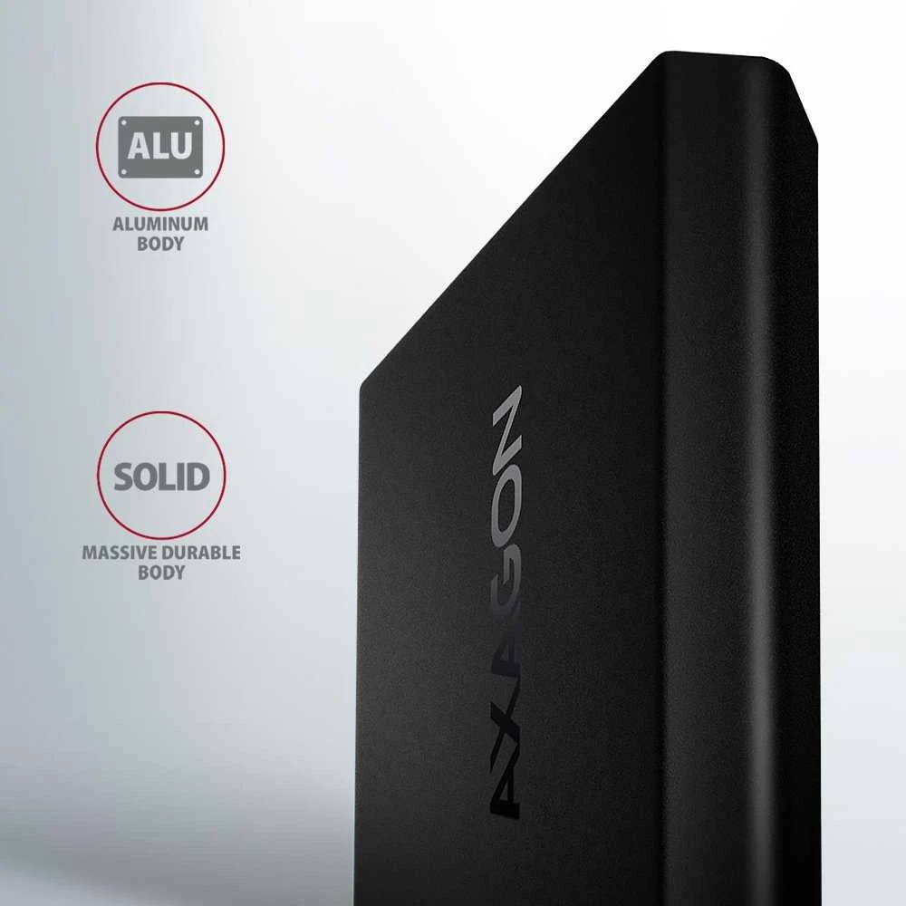 AXAGON išorinė USB-C 10Gbps metalinė dėžutė M.2 NVMe SSD diskams | EEM2-UB2