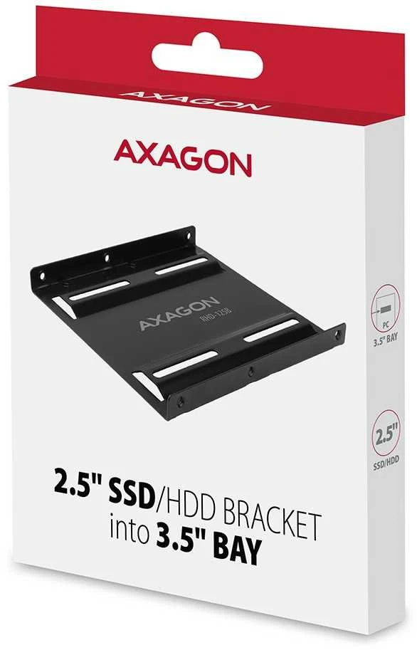 AXAGON RHD-125B redukcija 1x 2,5'' HDD į 3,5'' poziciją, juodas