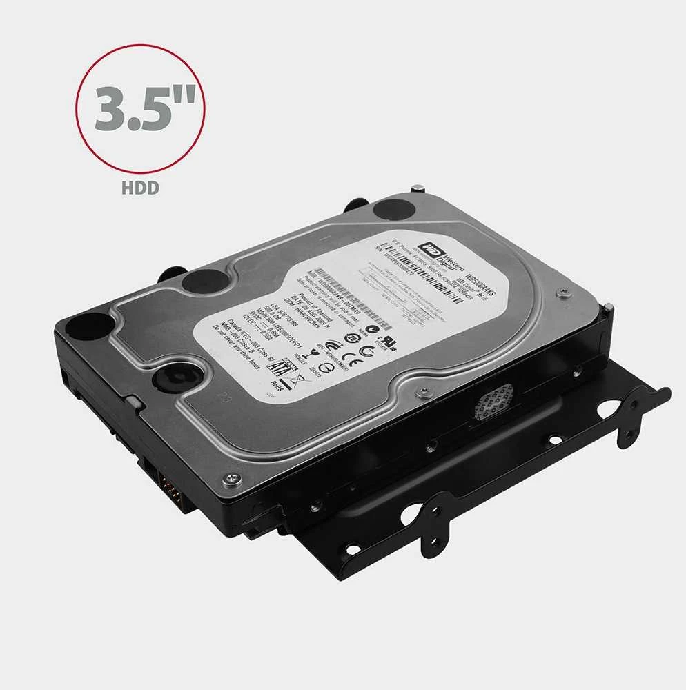 AXAGON Metalinis rėmas keturiems 2,5" diskams arba dviem 2,5" diskams ir vienam 3,5" diskui montuoti 5,25" padėtyje | RHD-435