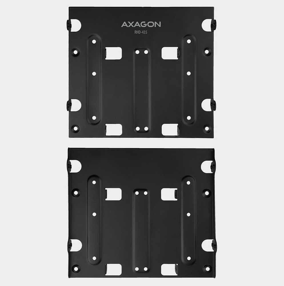 AXAGON Metalinis rėmas keturiems 2,5" diskams arba dviem 2,5" diskams ir vienam 3,5" diskui montuoti 5,25" padėtyje | RHD-435