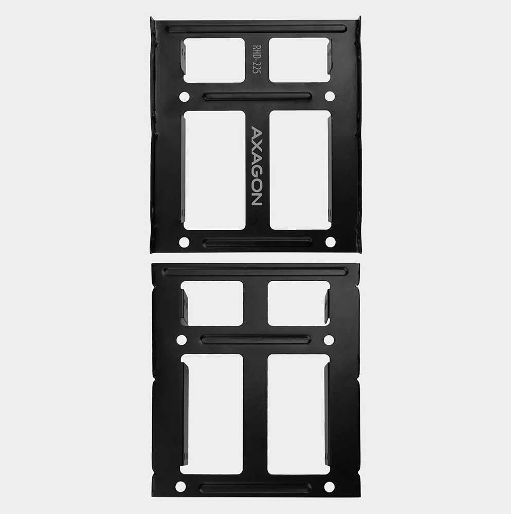 AXAGON Metalinis rėmas, skirtas dviem 2,5" diskams montuoti 3,5" padėtyje | RHD-225