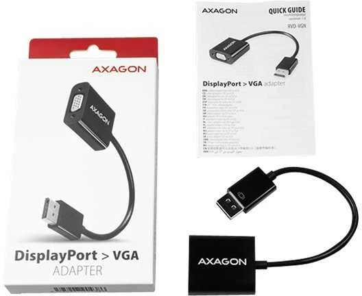 AXAGON RVD-VGN DisplayPort -> VGA adapteris FullHD, 1920*1200