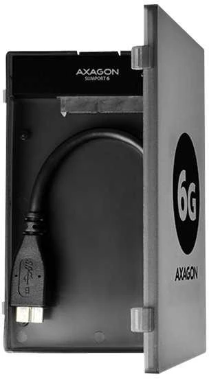 AXAGON ADSA-1S6 USB3.0 – SATA 6G UASP HDD išorinis adapteris, įsk. Byla