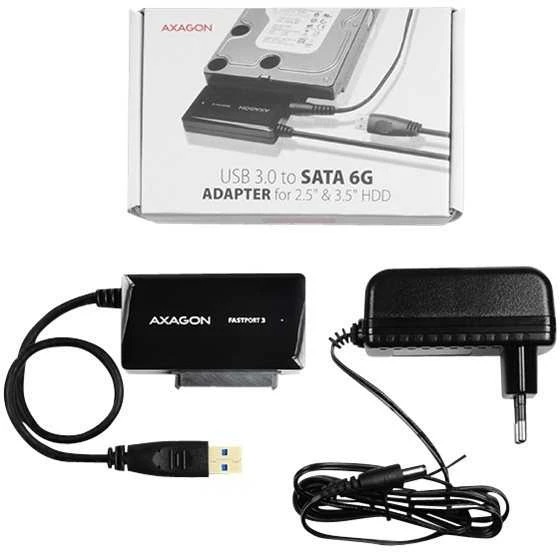 AXAGON ADSA-FP3 USB3.0 – SATA 6G HDD FASTPort3 adapteris, įsk. AC