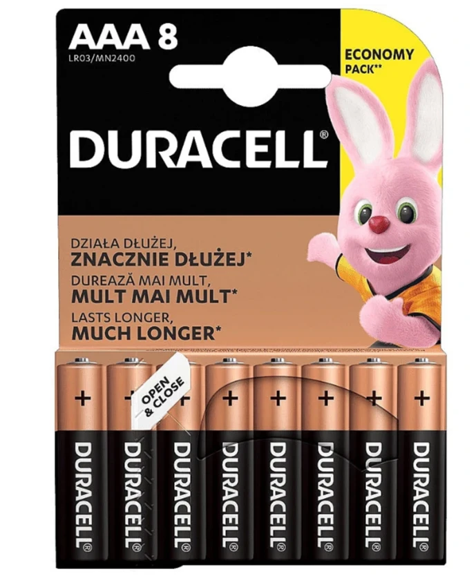 Duracell | Pagrindinis MN2400 BL8 | AAA | Šarminis