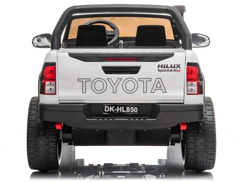 Akumuliatorinis automobilis vaikams Jokomisiada Toyota Hilux PA0250 | spalva: balta
