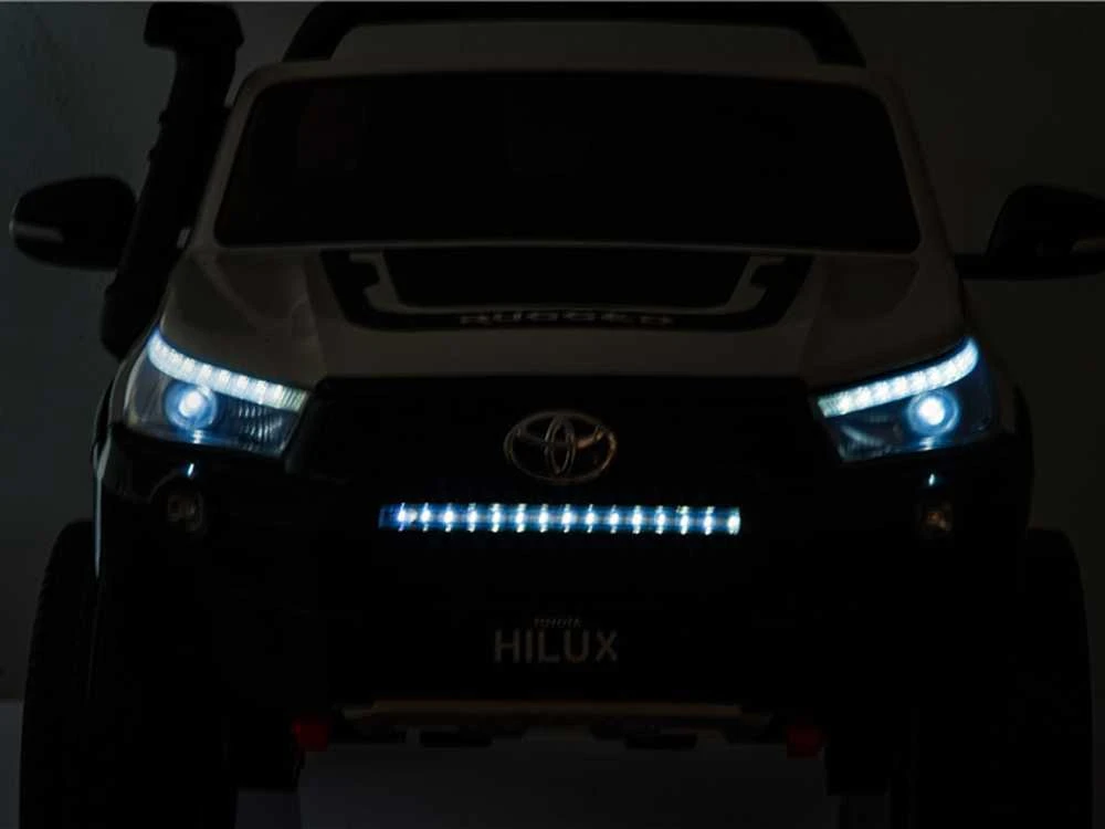 Akumuliatorinis automobilis vaikams Jokomisiada Toyota Hilux PA0250 | spalva: balta