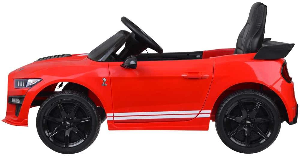 Akumuliatorinis sportinis automobilis vaikams Jokomisiada Ford Mustang Shelby GT500 PA0306 | spalva: raudona