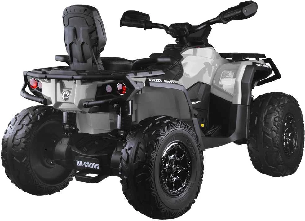 Import Super Toys Jokomisiada Baterija varomas keturratis vaikams 2 asmenims CAN-AM OUTLANDER 4x4 LED panelė PA0326