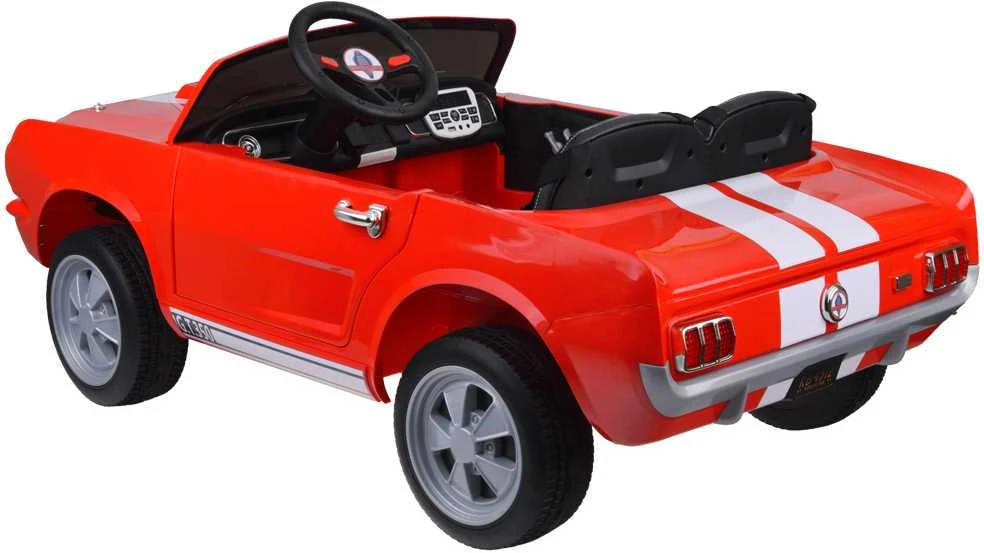 Jokomisiada Vaikiškas baterijomis varomas automobilis SHELBY GT 350 classic DVIESEITIS PA0336