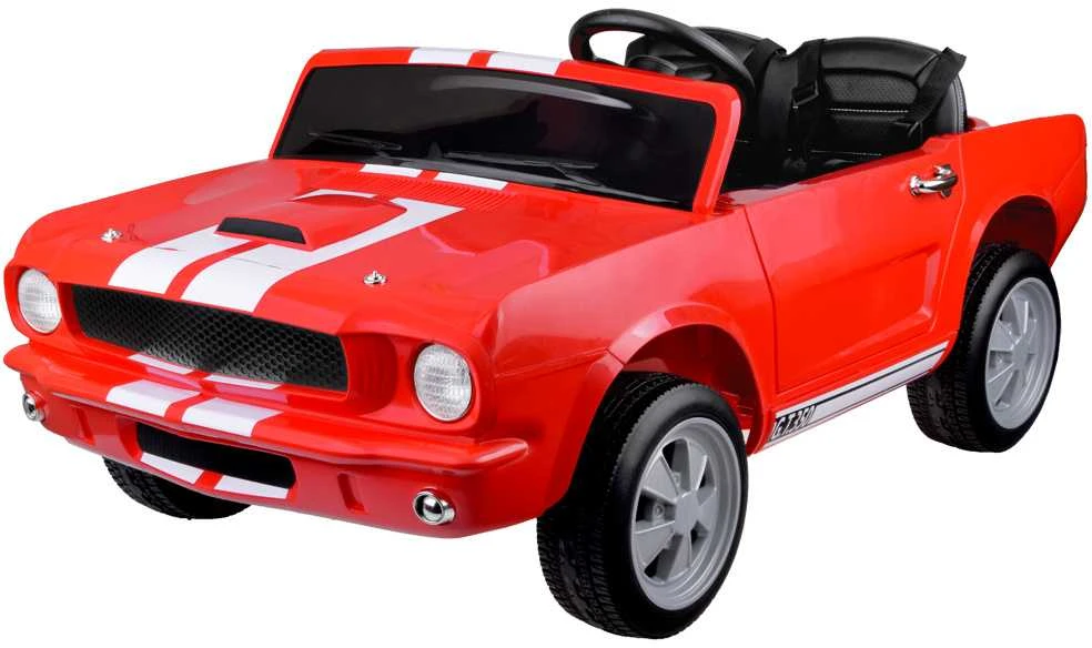 Jokomisiada Vaikiškas baterijomis varomas automobilis SHELBY GT 350 classic DVIESEITIS PA0336